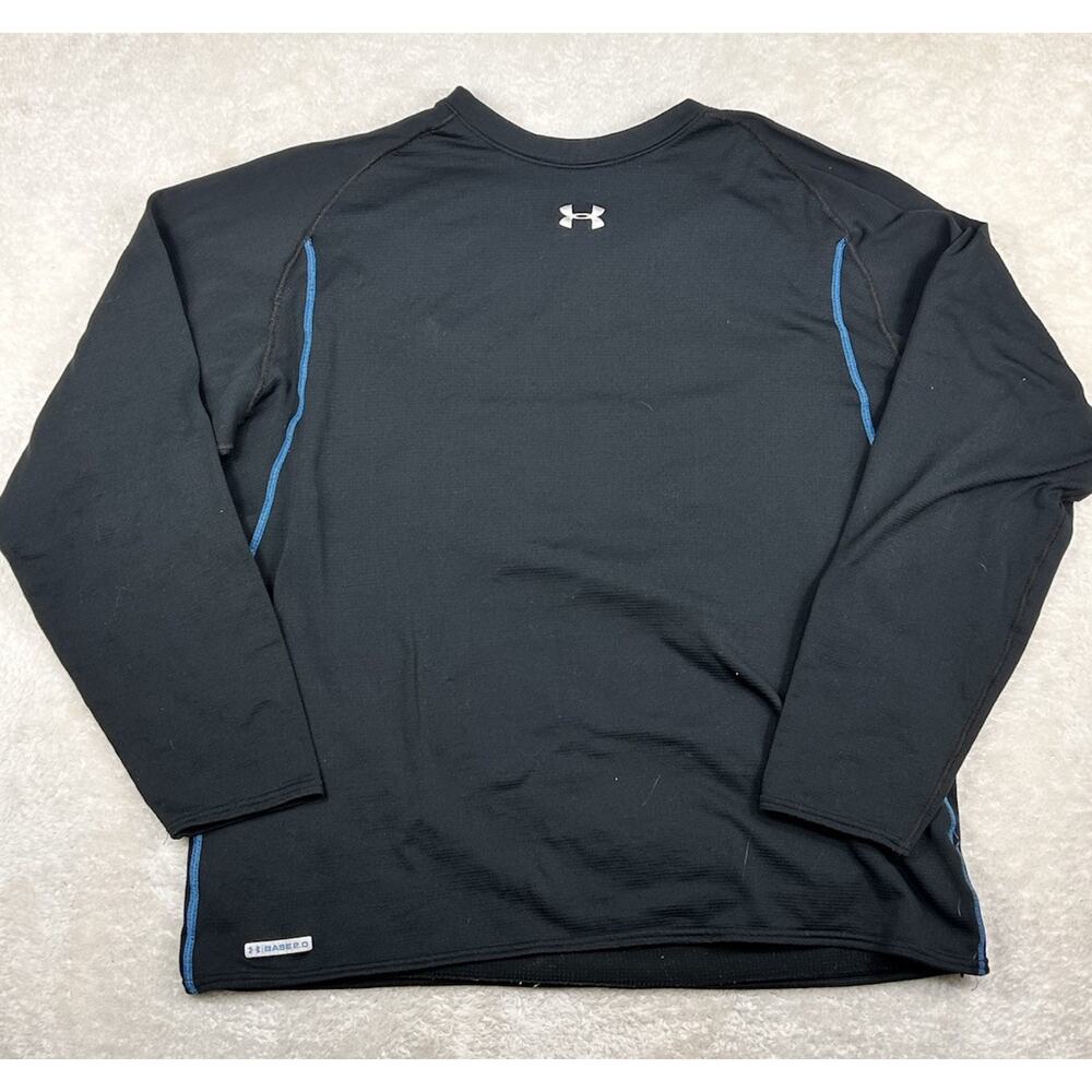 Under Armour Shirt Pullover Base 2.0 Layer Top Women's Sz XXL 2XL Black Thermal